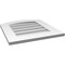 Ekena Millwork Arch Top Surface Mount PVC Gable Vent: Functional, w/ 3-1/2"W x 1"P Standard Frame, 20"W x 22"H GVPAR20X2201SF - alternate 2
